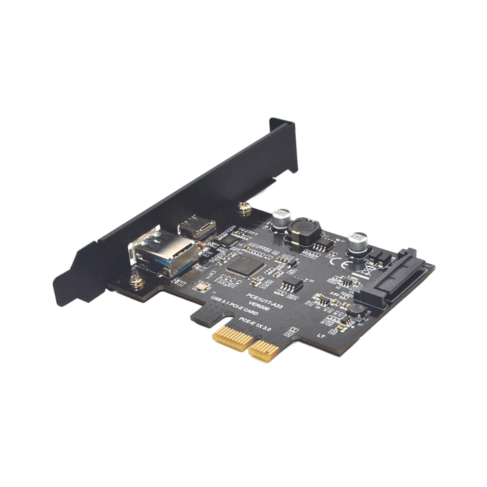 CALANDIS™ Pci-e to USB 3.1 Gen2 10 Gbps Type C Expansion Card for Computer PC 1X | Network Cards | Interface/Add-On Cards | Computer Components & Parts-image-40