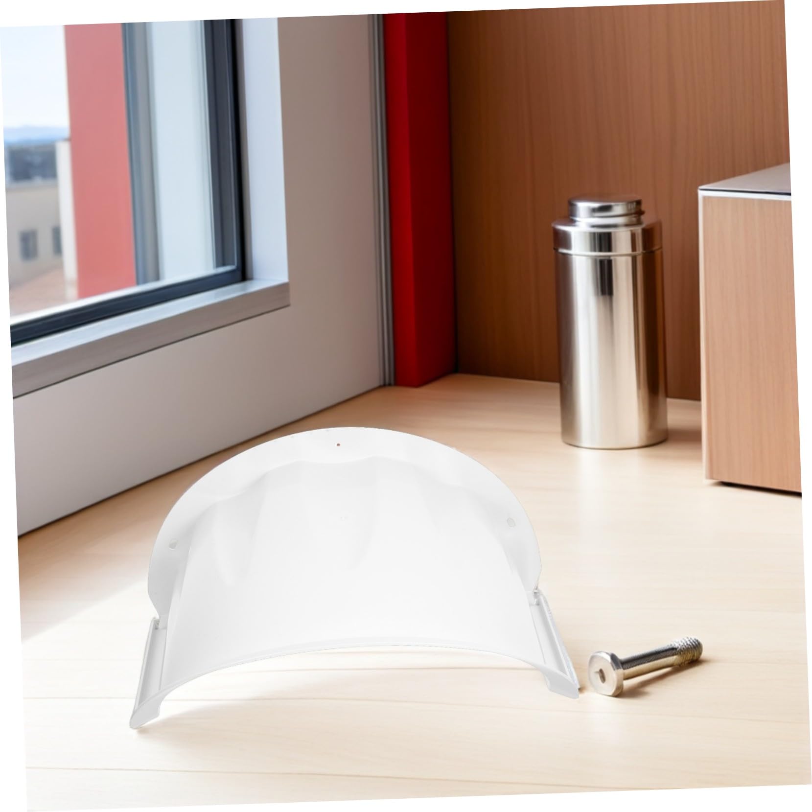 Holibanna 4 Stück Outdoor Kamera Haube Schutzdach Uv-beständig Staubdicht Wetterfeste Kunststoff Abdeckung für Überwachungskameras mit Einfachem Montagekomfort