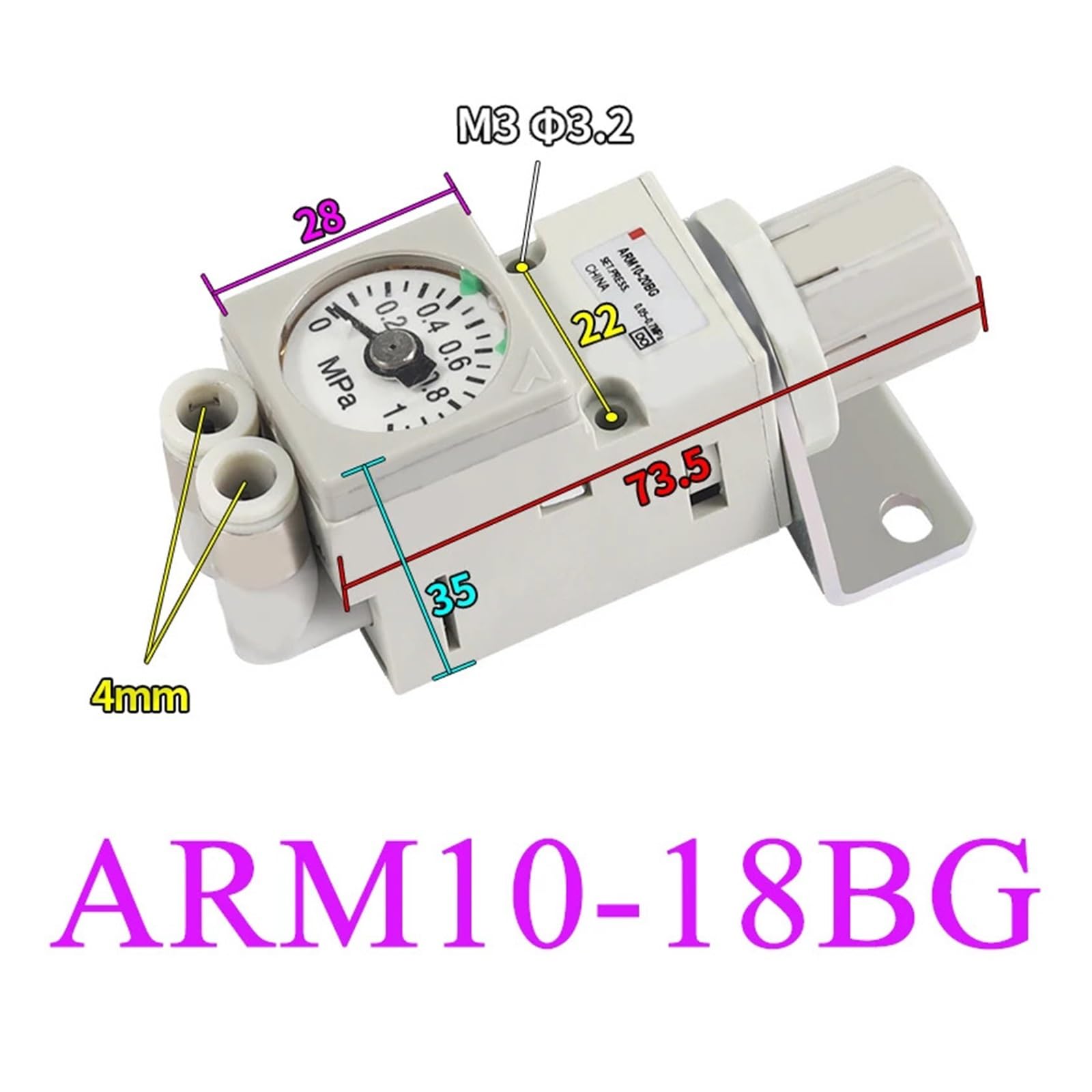 One pack/6pcs AWM40-F04DG Cartridges Accessories