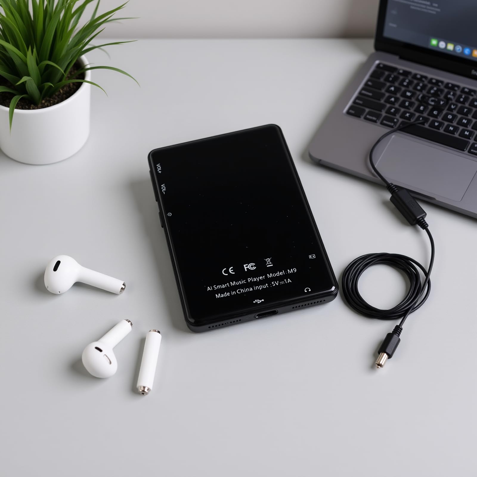 Cocoarm Reproductor MP4 con Bluetooth 5.0 y WiFi Pantalla Táctil Reproductor de Música Pantalla HD de 4 Pulgadas 3GB 32GB Audio HiFi 8.1 para Viajes Estudio Reproducción de Video