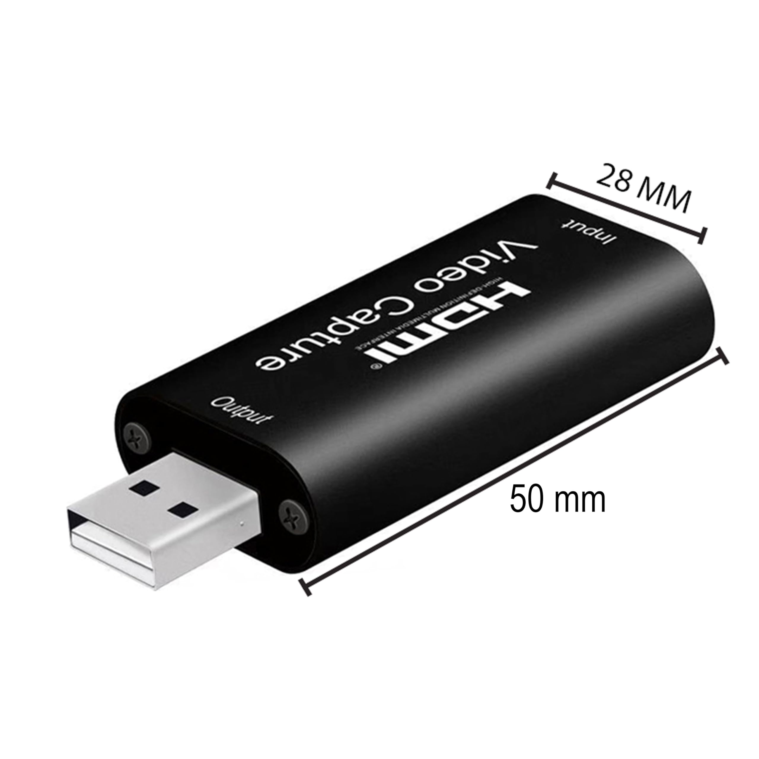 Retoo Scheda di registrazione video 4K HDMI a USB 2.0 Video Capture Card, Capture Device per PS5 PS4 Xbox Series X S Xbox One, trasmissione Live e Record per gaming, streaming, lezioni