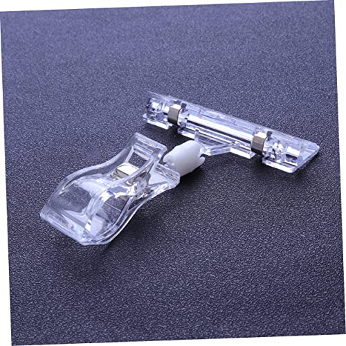 Operitacx 10Pcs Tag di Plastica Chiaro Stand