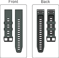 Vista 9 de Correa de reloj para Garmin Approach S62/S60, Instinct, Forerunner 945/935, Fenix 6/ GPS, correa de repuesto para reloj