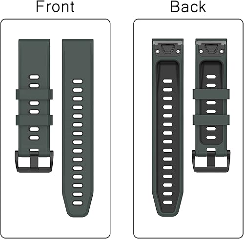 Miniatura 9 de Correa de reloj para Garmin Approach S62 S60, Instinct, Forerunner 945935, Fenix 6 GPS, correa de repuesto para reloj