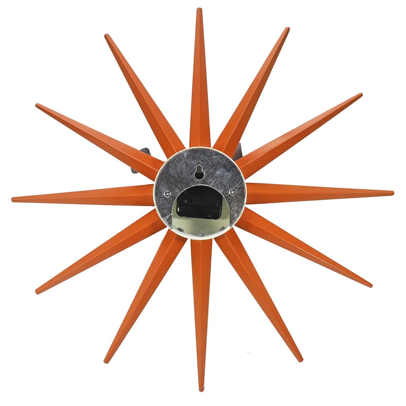 SHISEDECO Moderno Reloj de Cuarzo de Madera de Mediados de Siglo, diseño