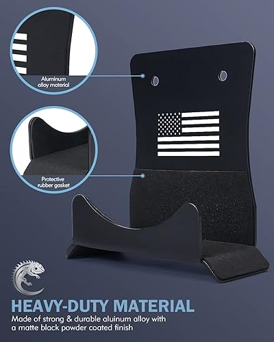 Miniatura 2 de Perchas de almacenamiento para puertas compatibles con Jeep Wrangler 1956-2024, soporte de almacenamiento de puerta extraíble montado en la pared