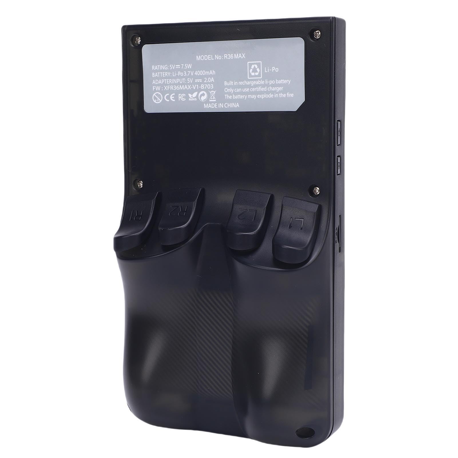 Yctze Console di Gioco Portatile retrò R36MAX, Mini Console Video retrò HD 720x720, Schermo IPS da 4,0 Pollici di Gioco Portatile da 64 GB, Ideale Come Regalo per Adulti (128G)