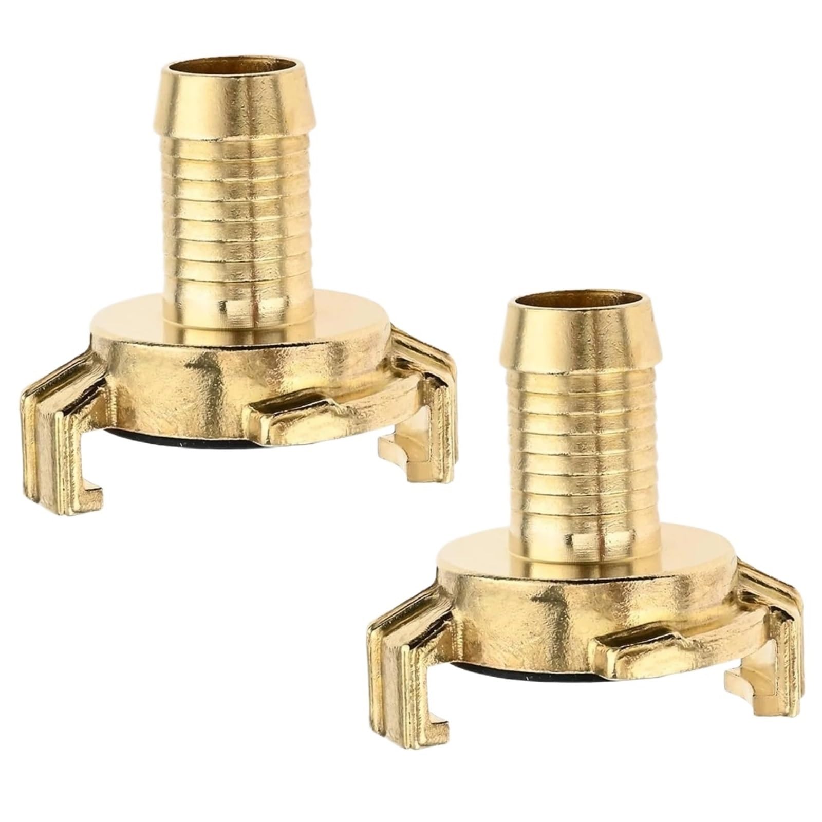 Raccord Tuyau D'Arrosage Laiton Connecteur de jardin en laiton, 2 pièces