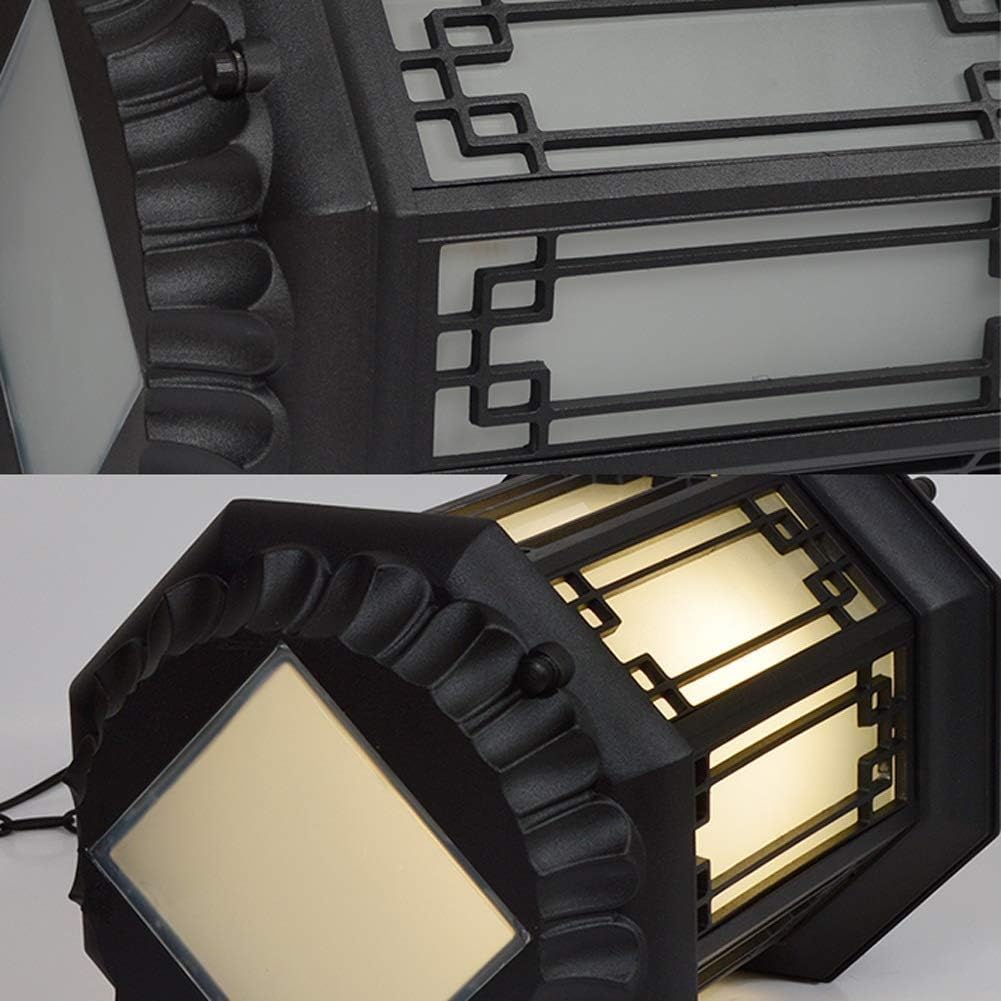 Ip55 Outdoor External Aluminum Chandelier Ceiling Lamp with Frosted Glass Lantern Decoration Patio Garden Pavilion Grape Rack Balcony Hanging Lamp E27 Edison Flush Mount Light