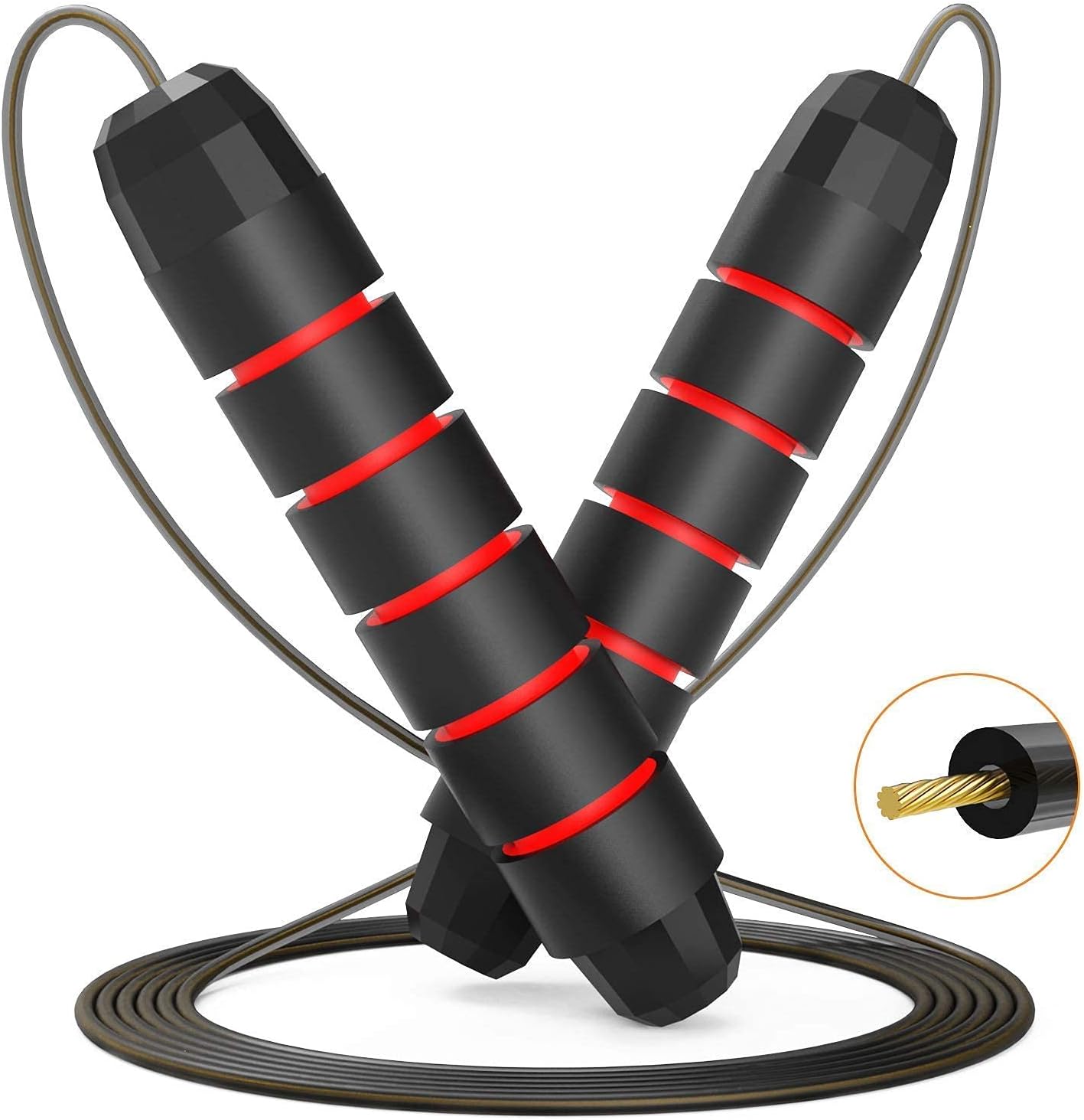 Viajero Pilates Bar Jump Rope, 2020 Upgraded 3-Section Pilates Bar Kit with 2 Powerful Latex Resistance Bands, All-in-one Home Gym Workout Equipment for Women and Men, Crossfit Fitness : Sports & Outdoors