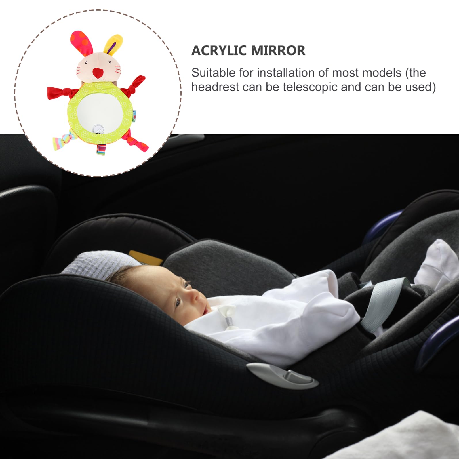 HEMOTON Neonato Specchio Di Sicurezza Per Auto Neonato Specchio Di Osservazione Auto io Di Osservazione io Di e io Di e