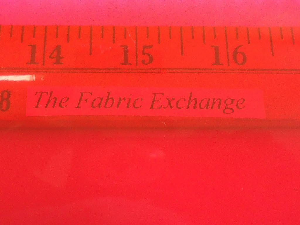 12 Gauge Clear Plastic Vinyl Tinted Red 54 Inch Wide Fabric by The Yard (F.E.