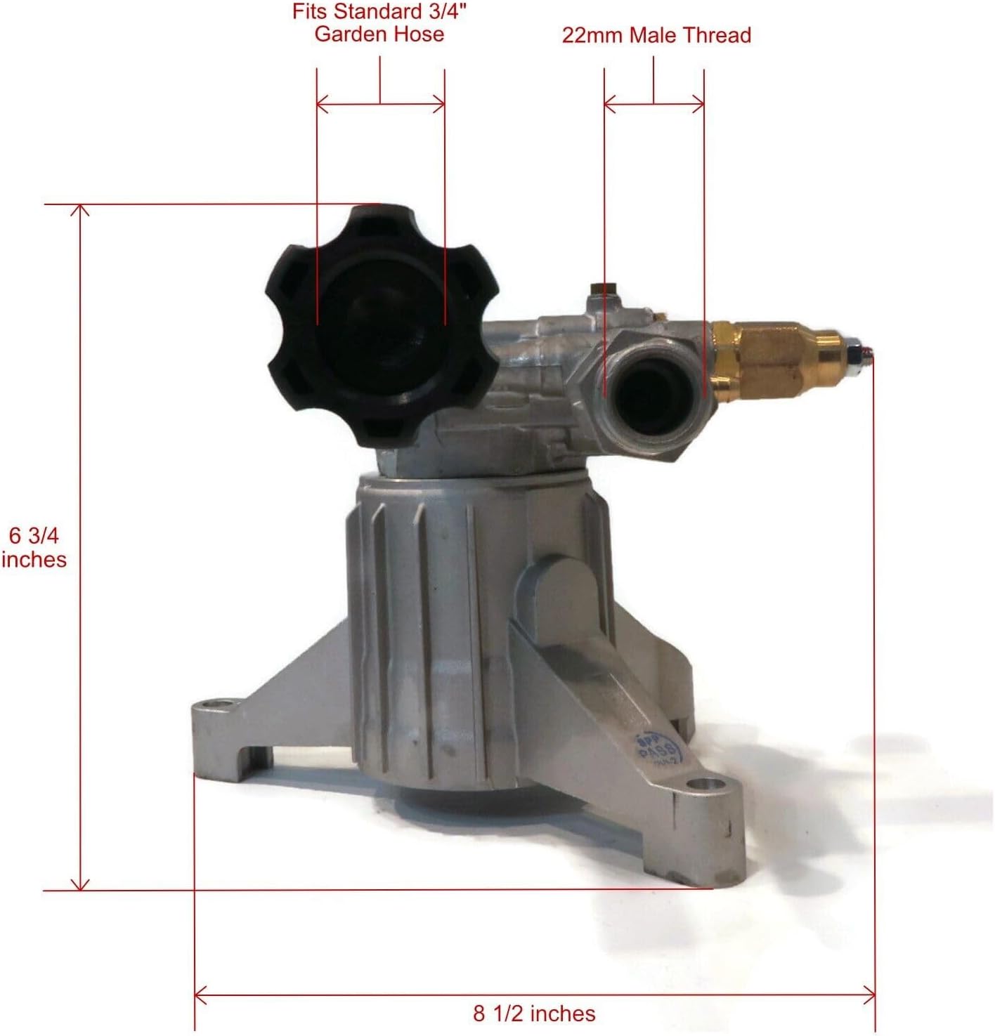 The ROP Shop OEM AR 2600 psi Power Pressure Washer Water Pump Excell Devilbiss VR2522 VR2320