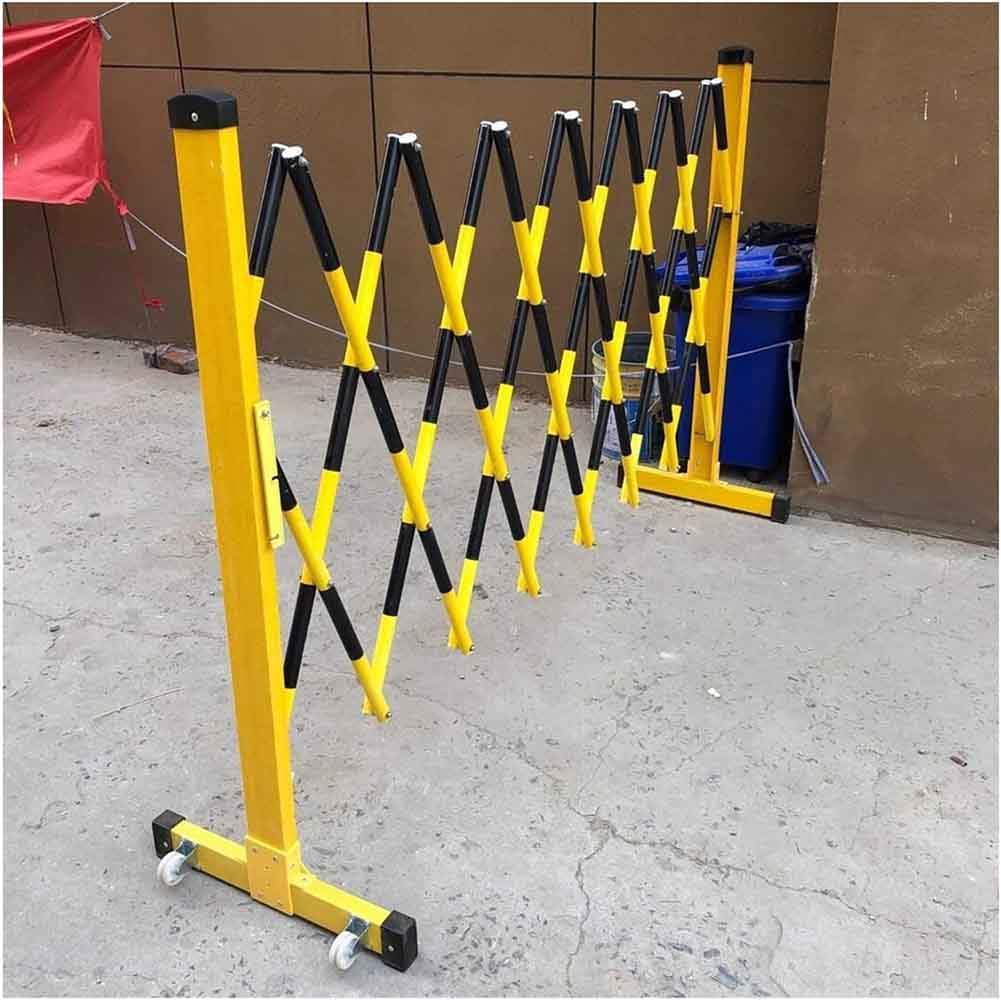 ASerZenith Heavy Duty Expandable Barricade For Outdoor Safety Portable Traffic Barrier Gate For Construction Sites Industrial Driveway Fence With Flexibility And Durability,1.2 * 2.5M