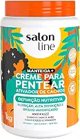 Salon Line, Creme para Pentear, Definição Nutritiva - Para Cabelos Cacheados e Crespos, 1kg