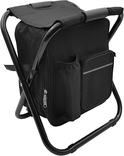 MFBJXC Mochila - Taburete refrigerante para camping, taburete portátil para senderismo, caza, taburete plegable ligero con bolsa enfriadora para
