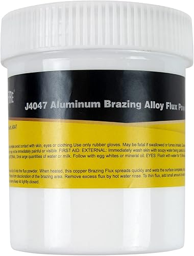 BlueFire Polvo de fundente de soldadura de silicio de aluminio 12 LB para 4047 Varillas de aleación de soldadura a base de aluminio Bobina de