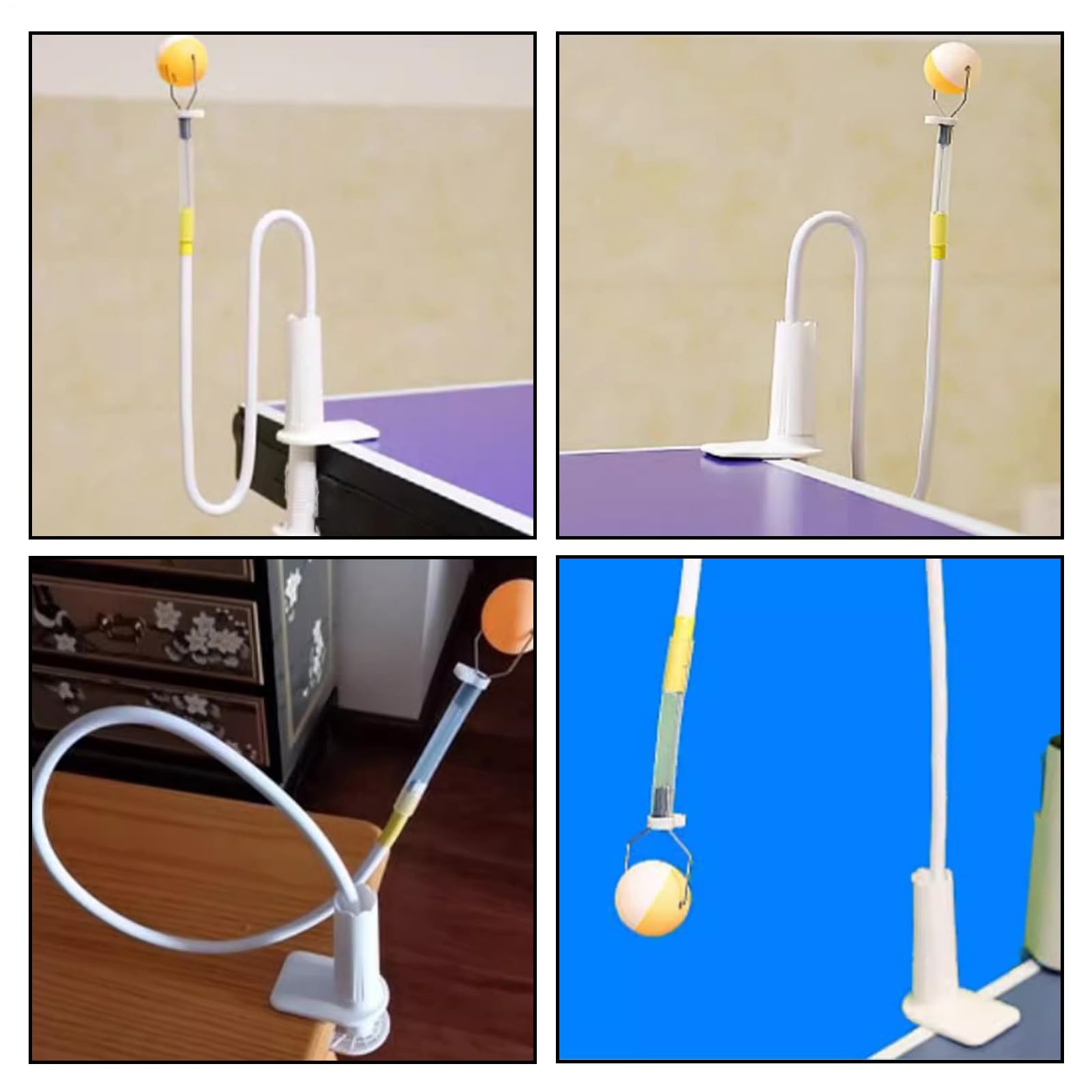 Entrenador de tenis de mesa portátil ayuda de entrenamiento para hombres niños niñas