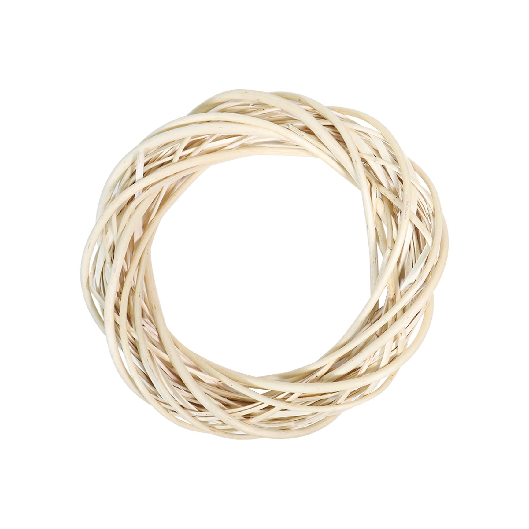 Natural Rattan Wreaths, Vine Branch Willow Wreath for DIY Craft Wreath Front Door Wall Hanging,Wicker Wreath Ring for Christmas Wedding Holiday Decoration30cm
