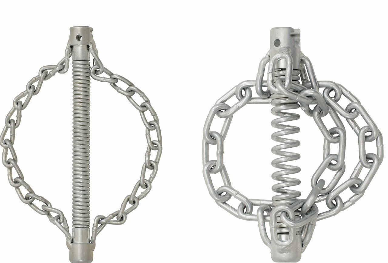 KS Tools 900.2183 Raschiatore a Catena con Catene Lisce, 3 Catene, Spirali 16 mm