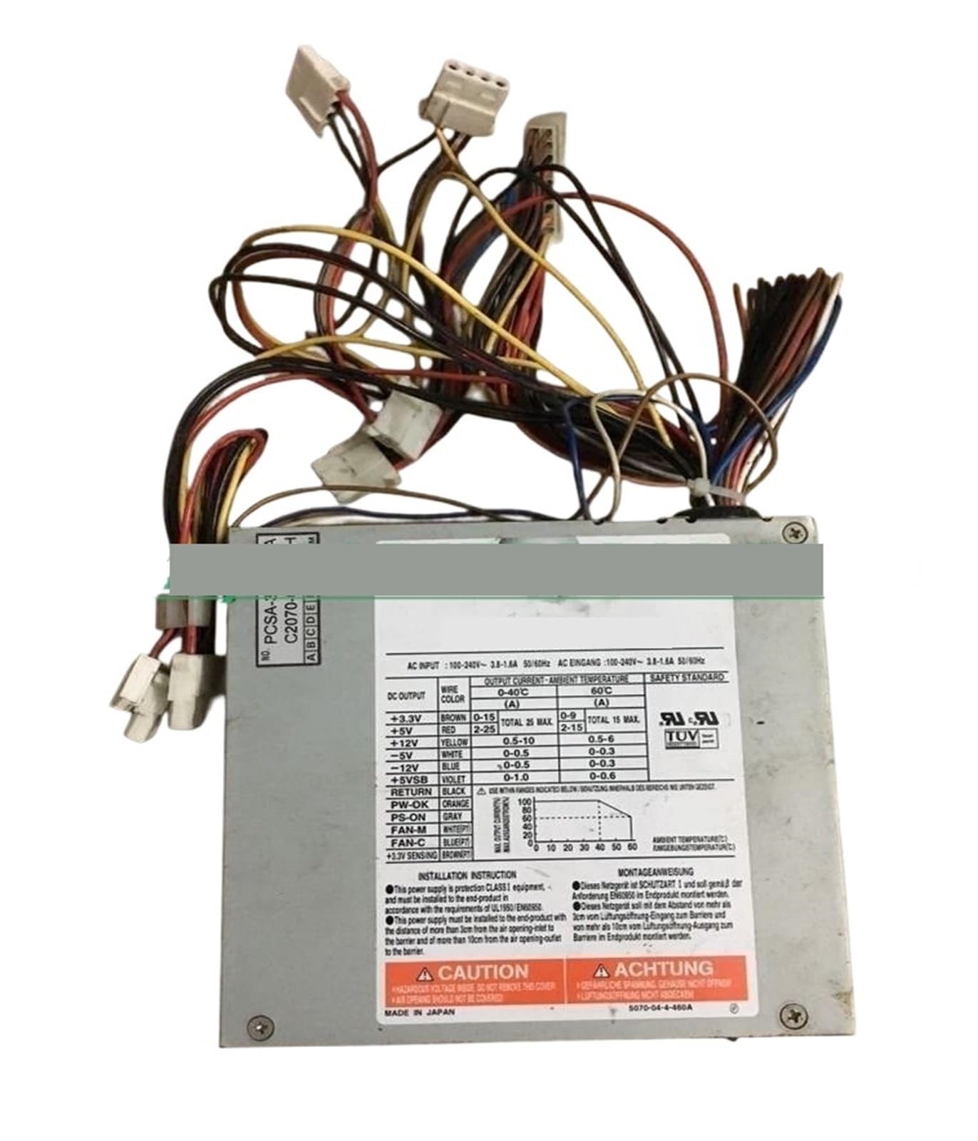 KSZHZYMGX PCSA-300P-X2A 300W Power Supply