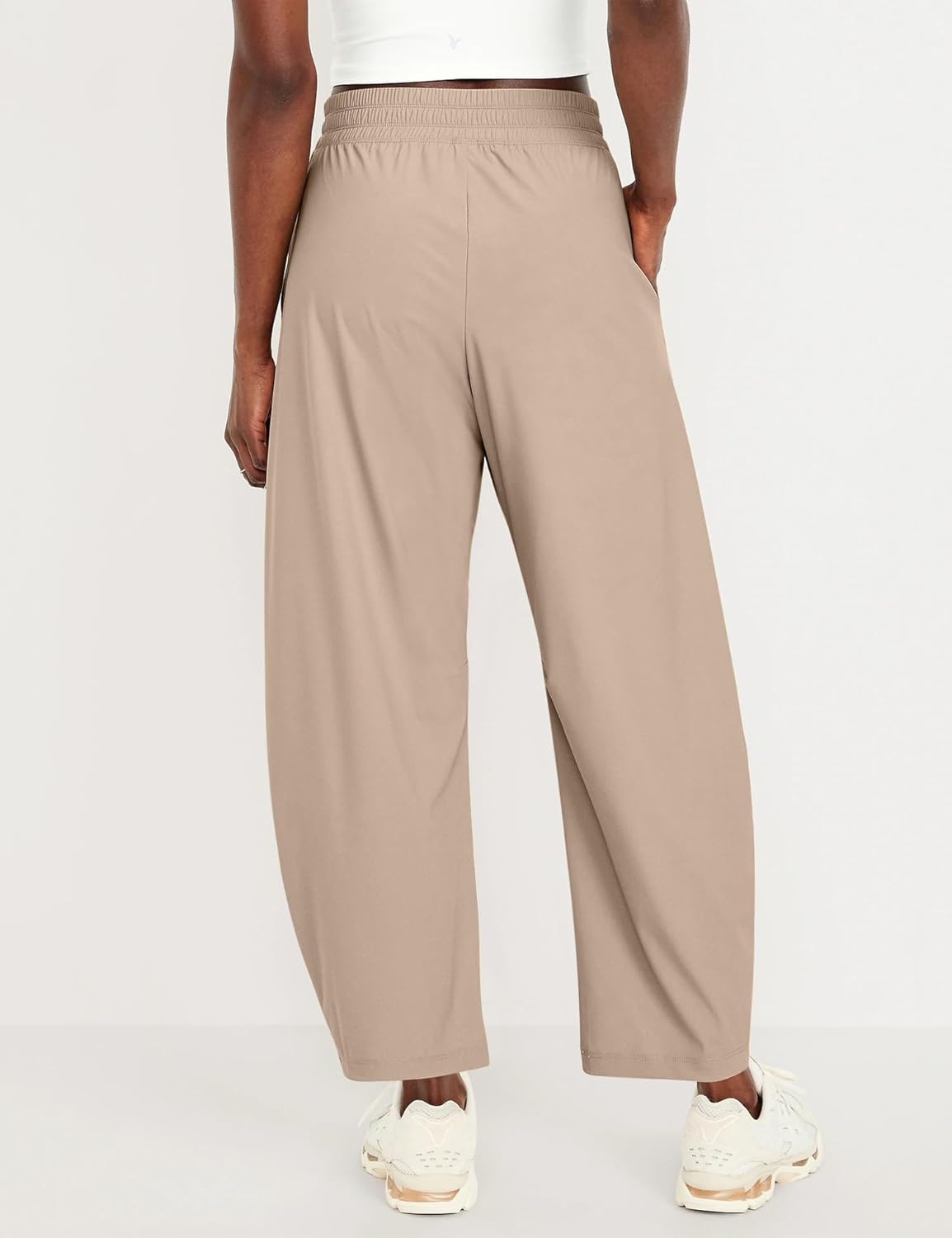 Ugerlov Womens Barrel Ankle Pants Quick Dry Lightweight Hiking Pants Wide Leg High Waisted Baggy Trousers with Pockets - Image 2