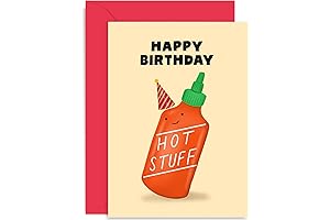 Old English Co. Funny Birthday Card: Husband, Wife, Male, Female Partner, Blank, Envelope Included