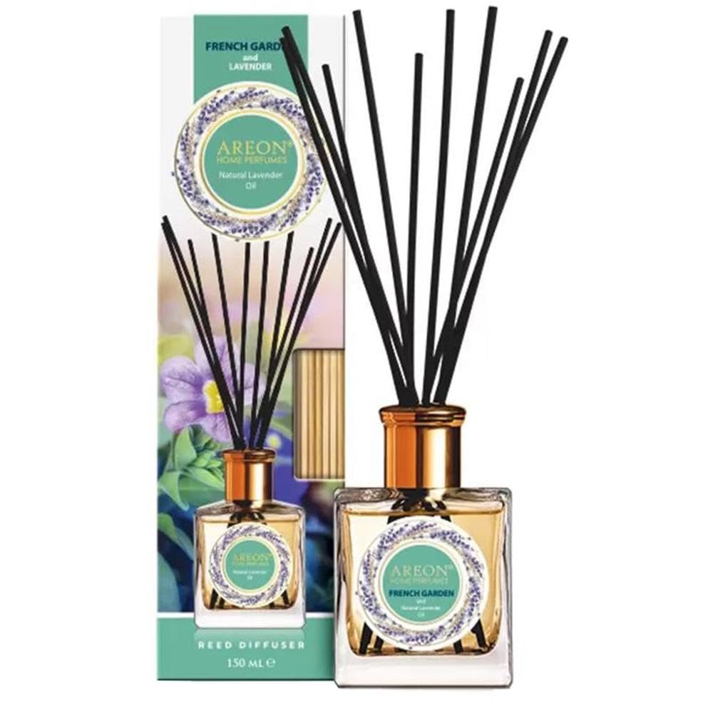 Areon Home Profumi Olio Di Lavanda Profumo A Lunga Durata Diffusore A Bastoncini - French Garden & Lavander, 150 Ml-image