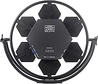 Vista 2 de JUNMAN Juego de luces LED de 7 cabezas con efecto de fondo retro para DJ, discoteca, iluminación de escenario 1 pieza