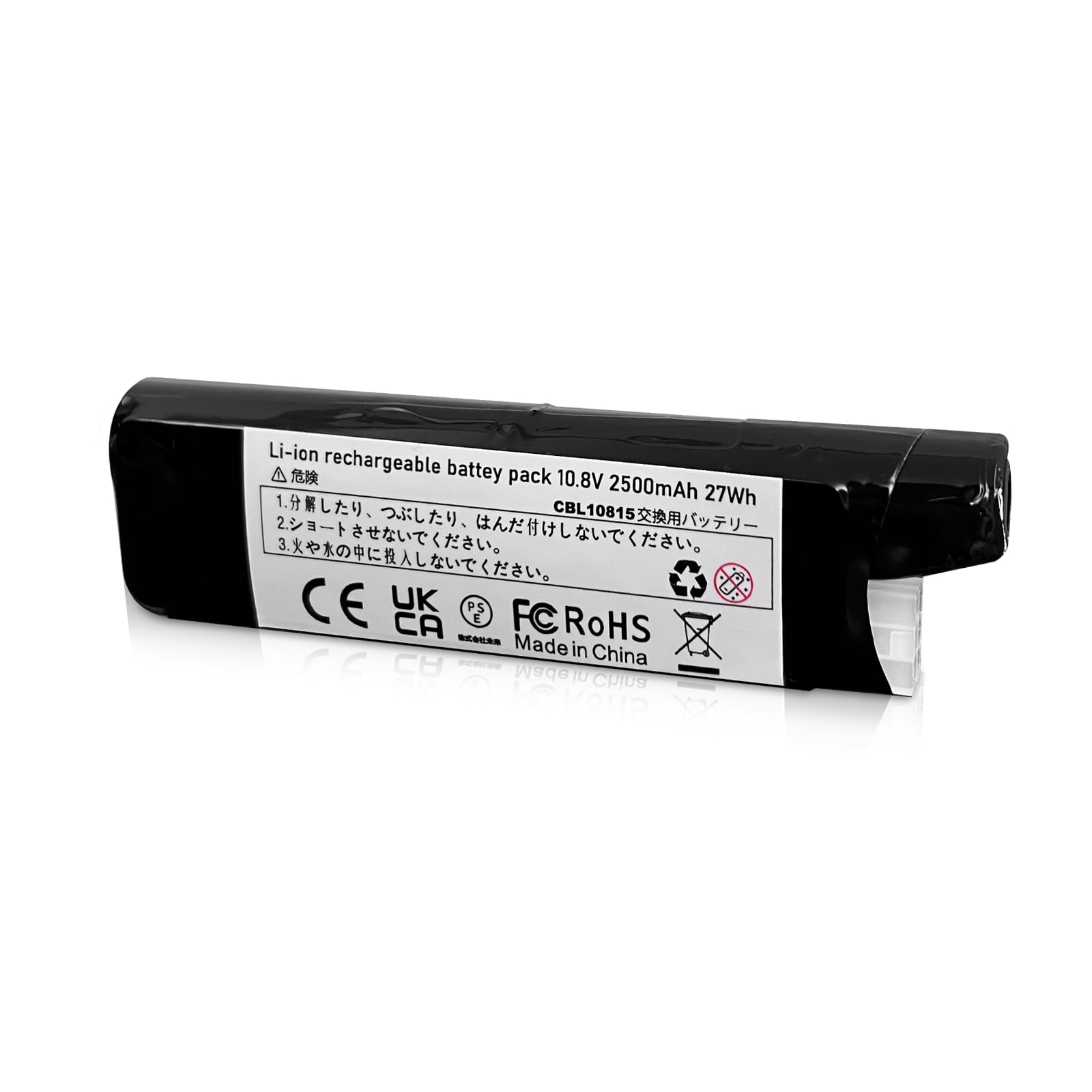 10.8V 2500mAh Replacement Battery for CBL10815 - IRIS OHYAMA Replacement Battery for Iris Ohyama Ultra Thin and Light Stick Cleaner, IC-SLDCP6, IC-SLDCP6, KIC-SLDC4, YIC-SLDC4, IC-SLDC4E, IC-SLDC2,