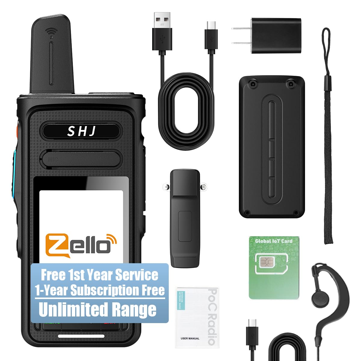 Amazon.com: Zello 2.4-inch Large Screen 4G POC Radio- Android 8.1