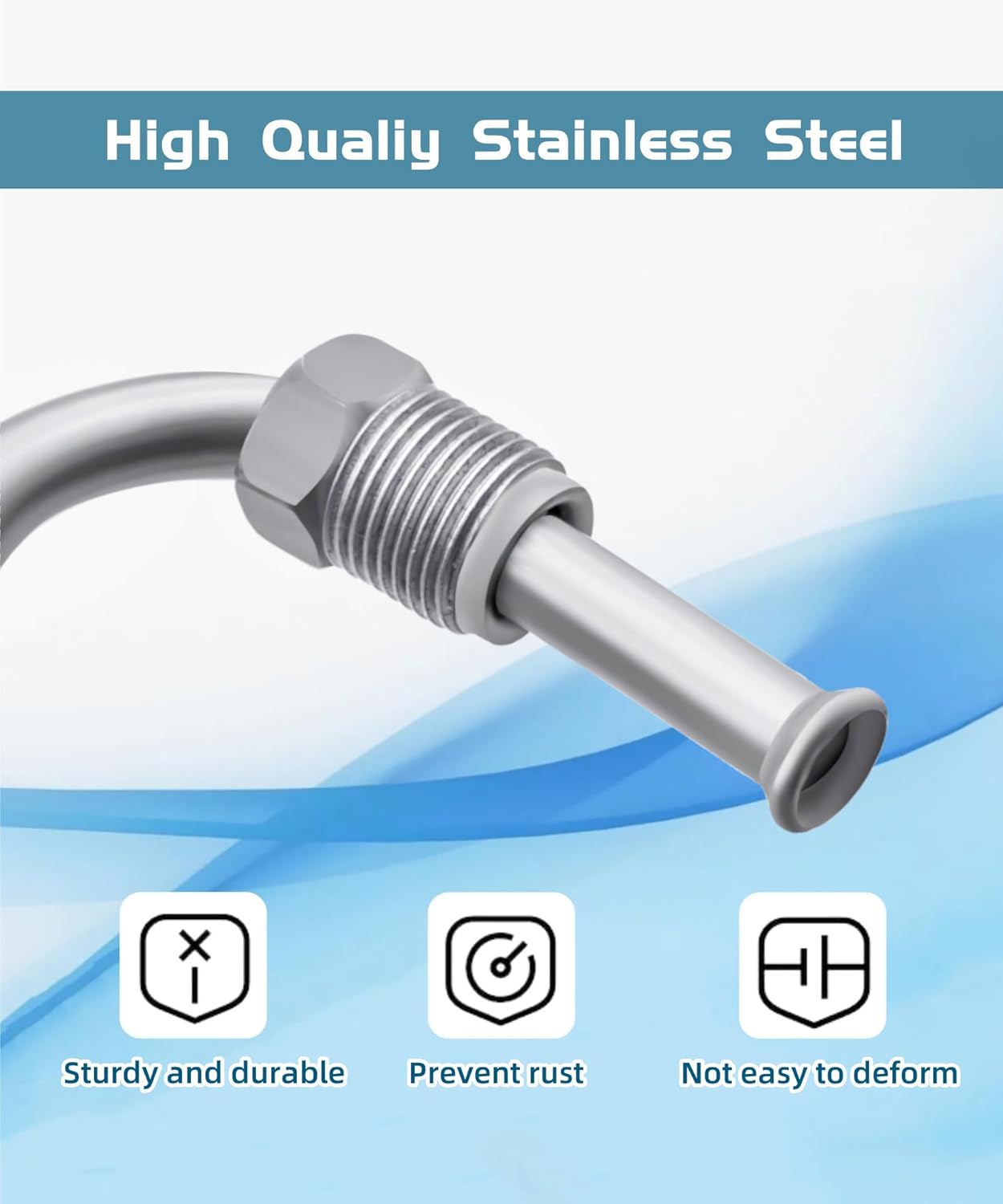 Exhaust Gas Recirculation (EGR) Line Fits For Dodge Ram 2500、3500、4500、5500 6.7L Cummins Diesel Engines，Replaces # 68038087AA,68005182AA,EGR9002,598-166,598166
