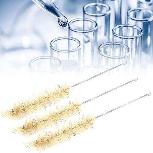 Miniatura 3 de Cepillos de limpieza de tubos de ensayo de vidrio, cepillo de tubo de cerdas para limpiar popotes de plástico de sílice de vidrio para botellas de