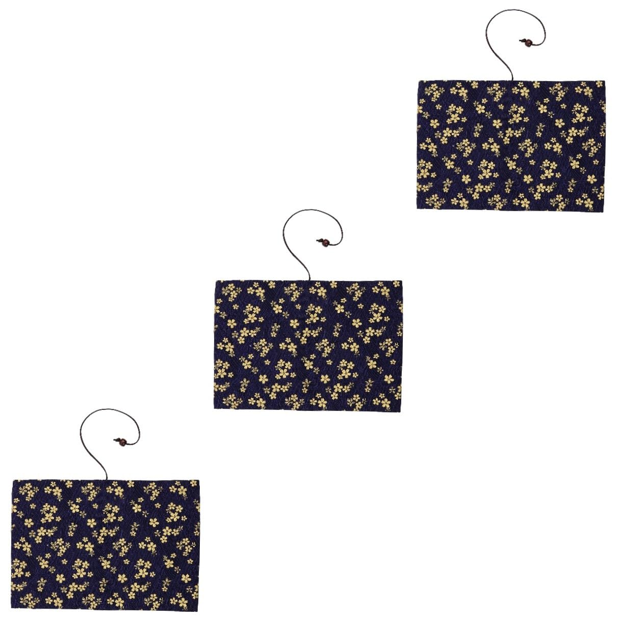 3pezzi Stamping Cherry Blossoms Cloth Book Cover Diary Sleeve Leggera e Resistente Perfetta Per Libri e Quaderni Per Amanti Della Lettura