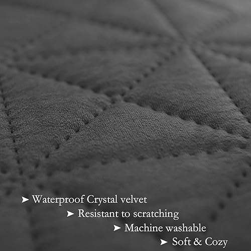 Miniatura 6 de Ameritex Funda de sofá impermeable para asientos, funda de sofá para perros, funda de sofá para mascotas, funda de terciopelo para silla, sofá
