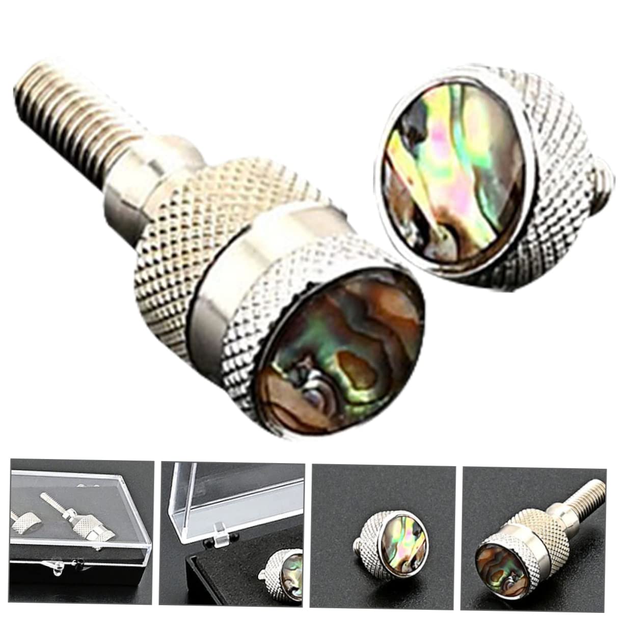 ibasenice 4juegos De Apriete Para Cuello De Saxofón Accesorio De Reparación Para Instrumentos Compatible Varios De y Práctico