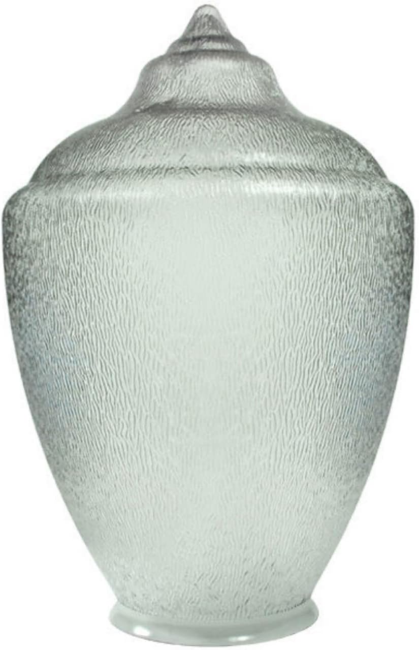 KASTLITE 88068-CL-4F Clear Polycarbonate Acorn | 13.55" Height x 8.46" Width with 4" OD Fitter | Manufactured in the USA