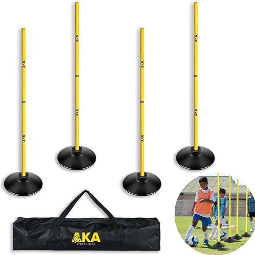AKA SPORTS GEAR Agility Pole Accessory- Pole & Base Accessory for SoccerDog Agility Training