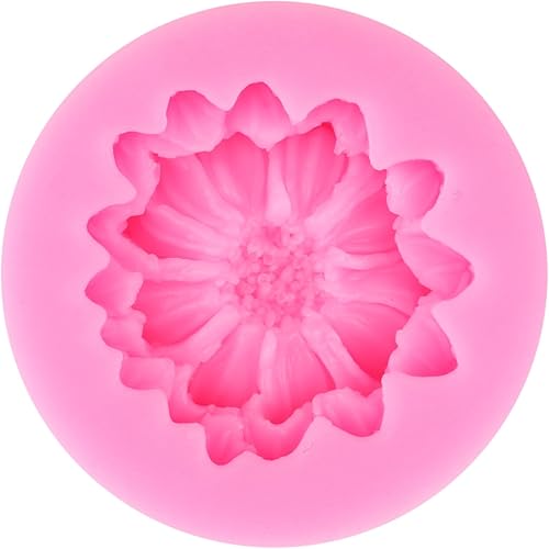 Miniatura 5 de ZiXiang Moldes de silicona para fondant, diseño de mariposa, margarita, rosa, crisantemo, flores, moldes de silicona para caramelos, chocolates,