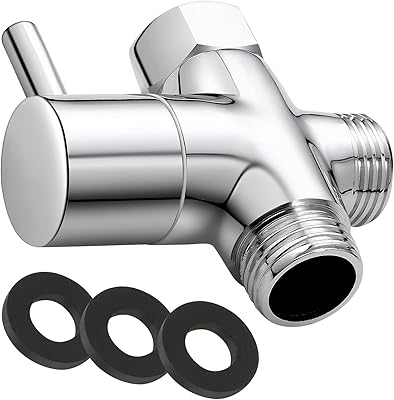 Shower Arm Diverter Valve, Bathroom Brass G1/2 3 Way Shower System Component Replacement For Handheld - View #11