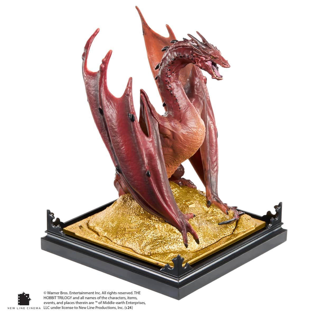 The Noble Collection The Hobbit: Smaug Diorama, Gold, 17 cm - Image 2