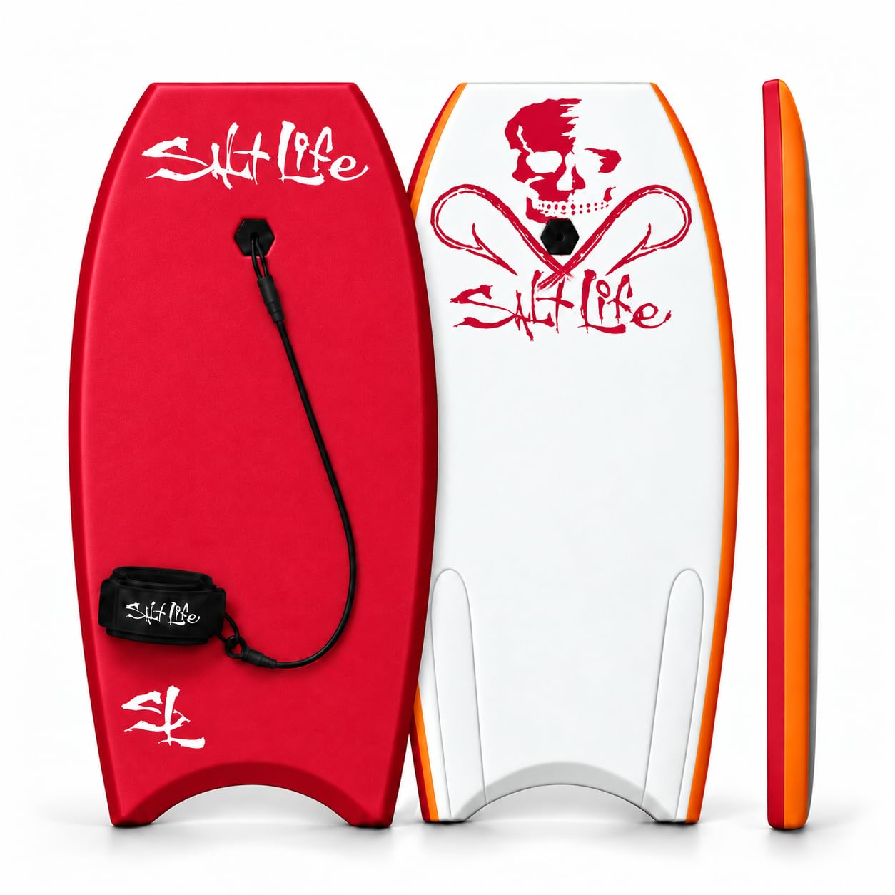 Photo 1 of SALT LIFE Boogie Board Bodyboard, EPS Core, HDPE Slick Bottom, Leash