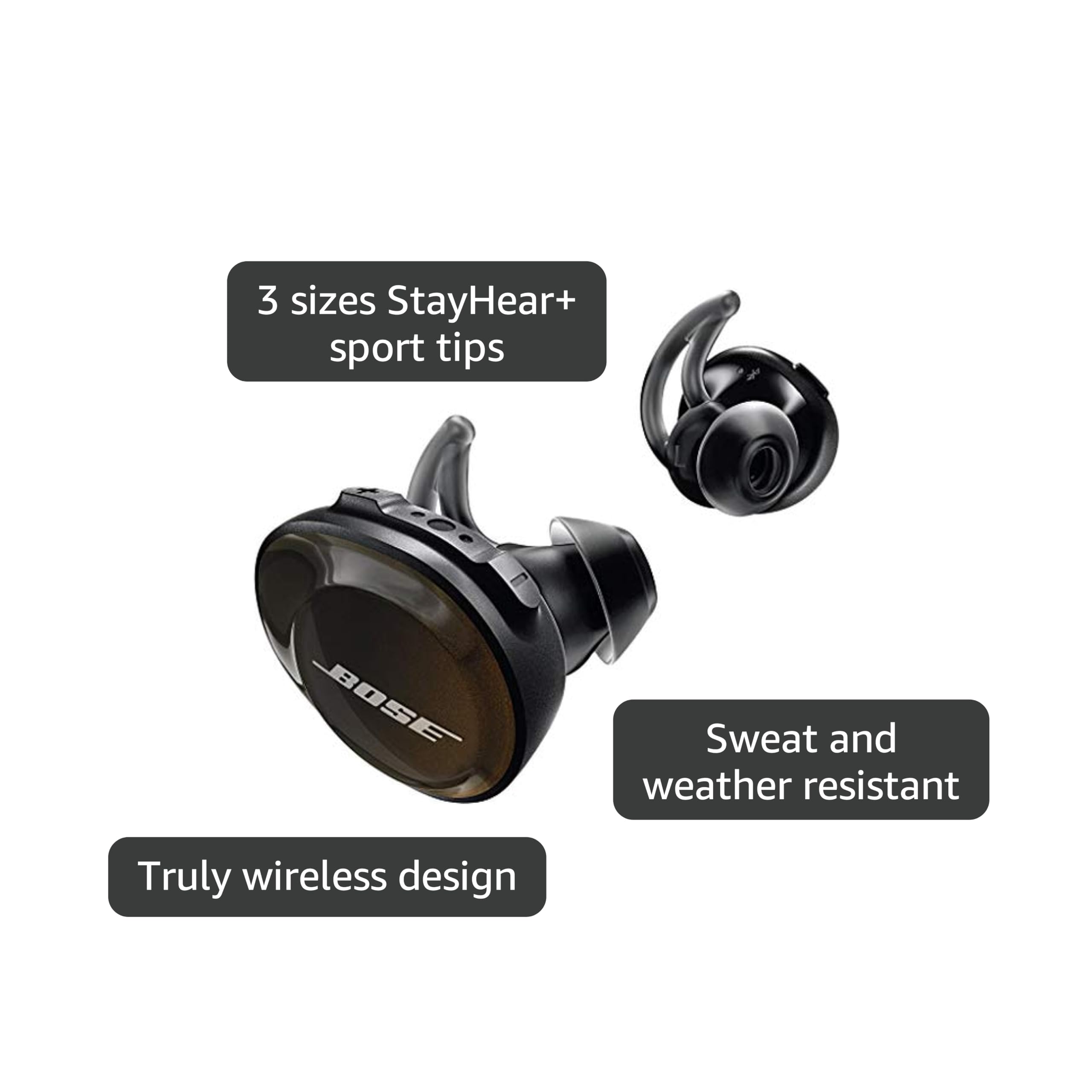 Amazon.com: Bose SoundSport Free Wireless Sport Headphones