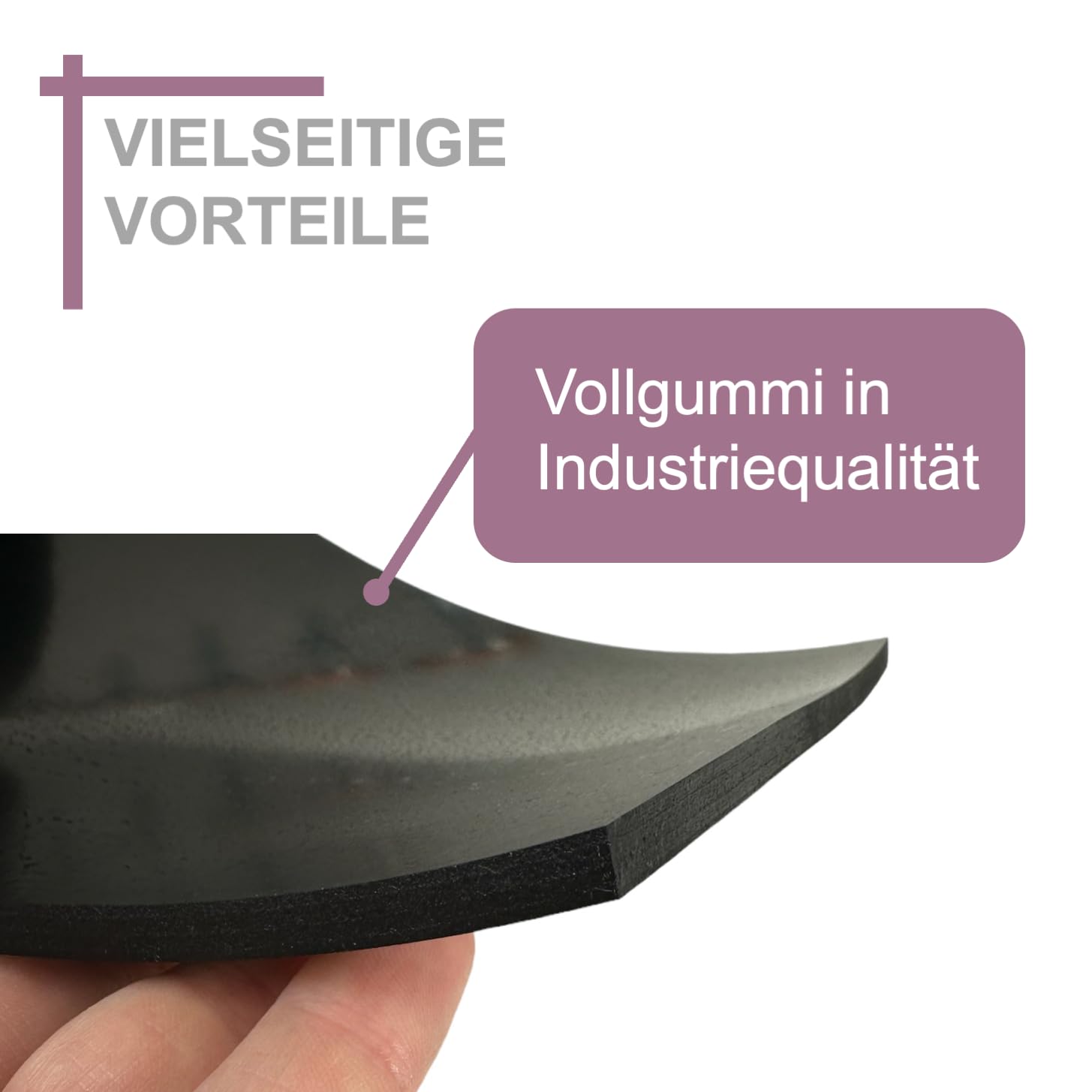 sarian Gummistreifen 150mm (15cm) breit - Auswahl: 3mm bis 10mm stark 0,5m bis 10m lang Gummimatte Gummiplatte Hartgummi Gummiprofil Gummiläufer Gummileiste Gummilippe Vollgummi