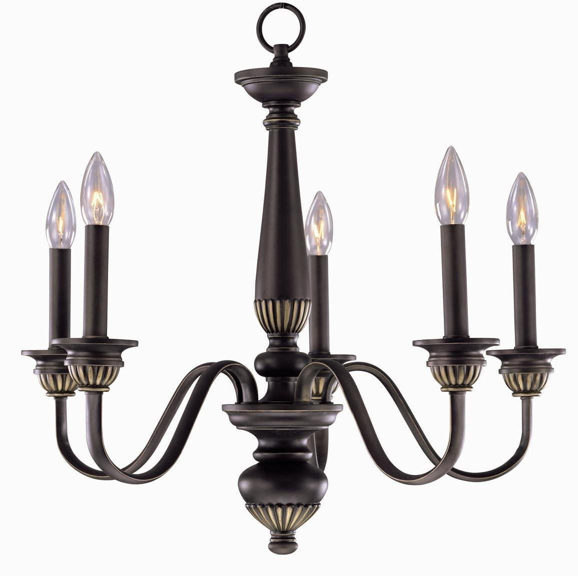 Shelborne 5 Light Chandelier - Oil Rubbed Bronze