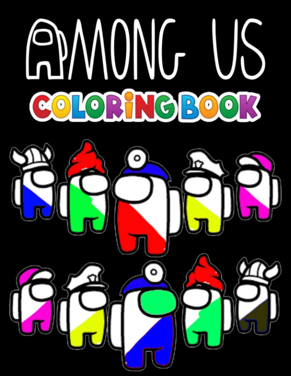 Buy Among Us Coloring Book: +50 Minecraft colouring pages for Kids and ...