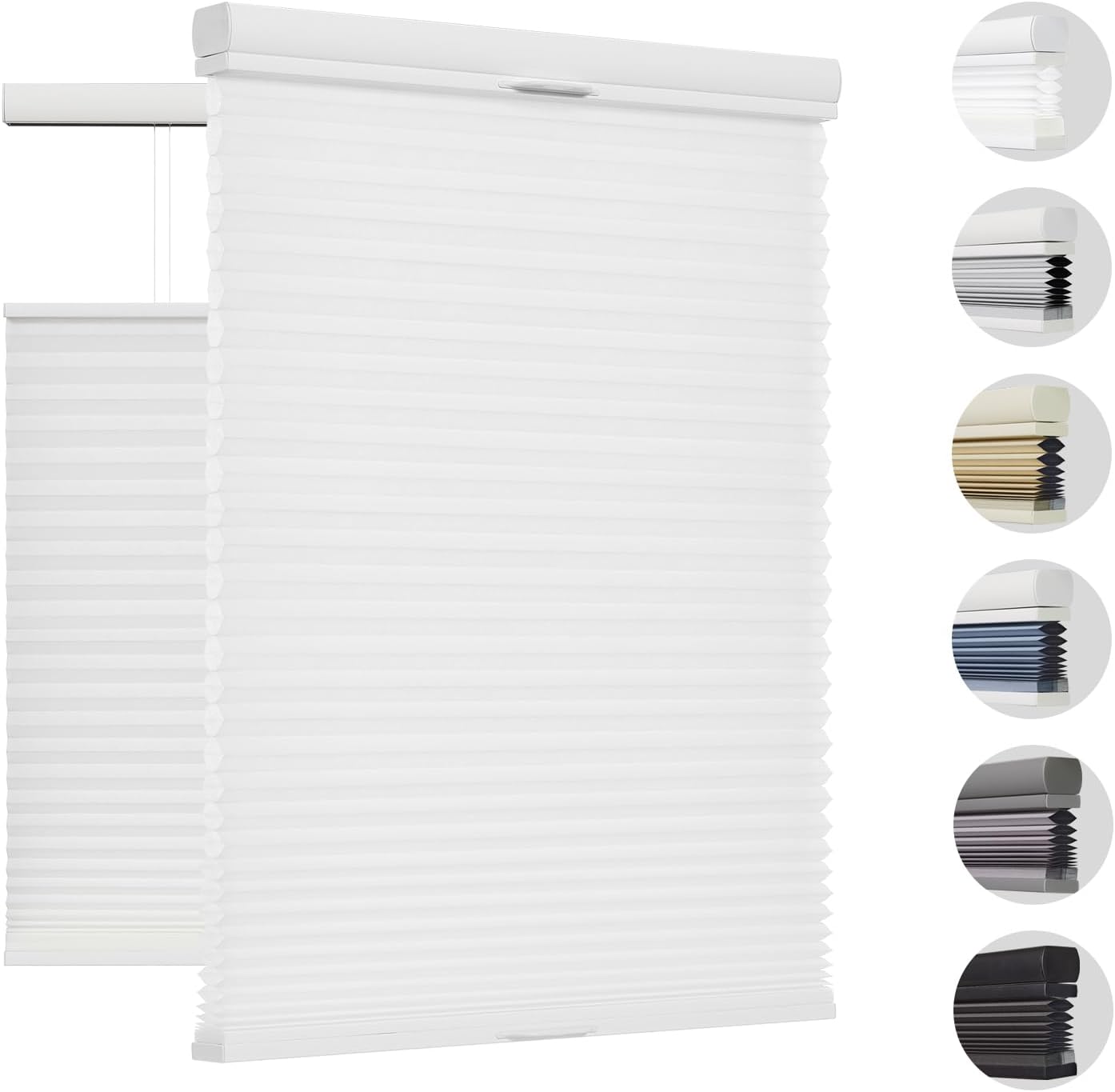 Xidamen Custom Size Light Filtering Cordless Cellular