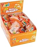 Yupi Jelly Gummy Mixed Fruit Flavour Candy (Yupi Mini Burger - 24 pack)