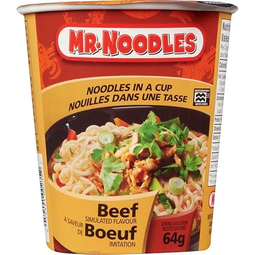Mr. Noodles Noodles in a Cup-Beef - Beef - 64 g - 12 / Carton