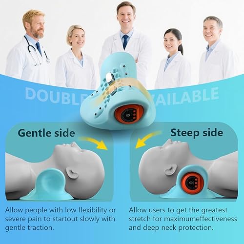 Miniatura 3 de Masajeador de cuello Shiatsu 2025, masajeador de cuello con calor eléctrico de hombros y masaje cervical para aliviar el dolor, almohada de masaje